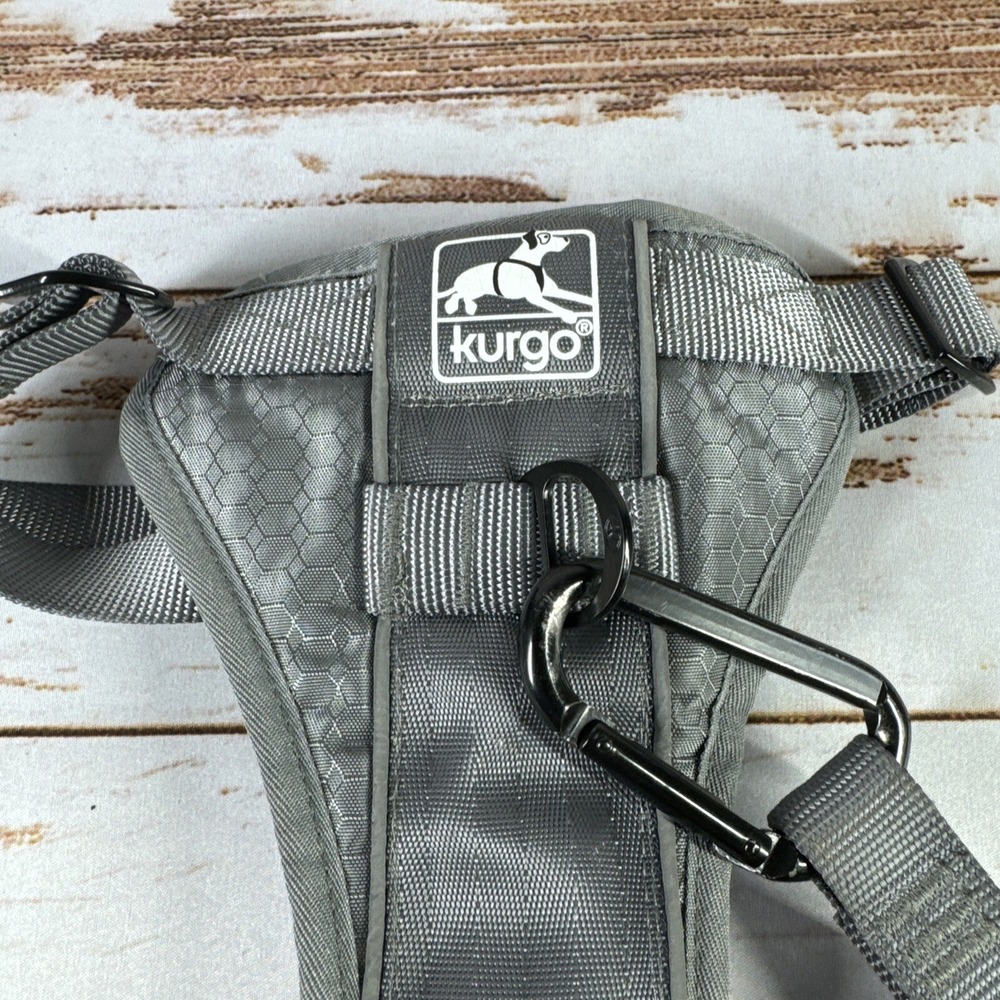 Kurgo Journey Air Dog Harness Gray Size Large No-Pull Chest Plate Padded - Picture 2 of 7